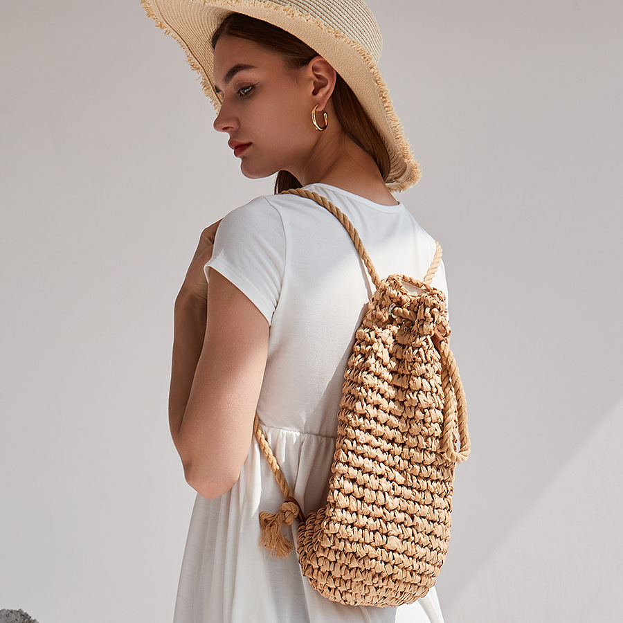 Handmade Drawstring Beach Shou - огляд і ціна Women'S Raffia Bags