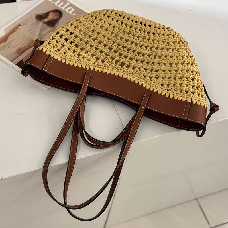 Luxury Raffia Straw Tote Bag,F - огляд і ціна Women'S Raffia Bags