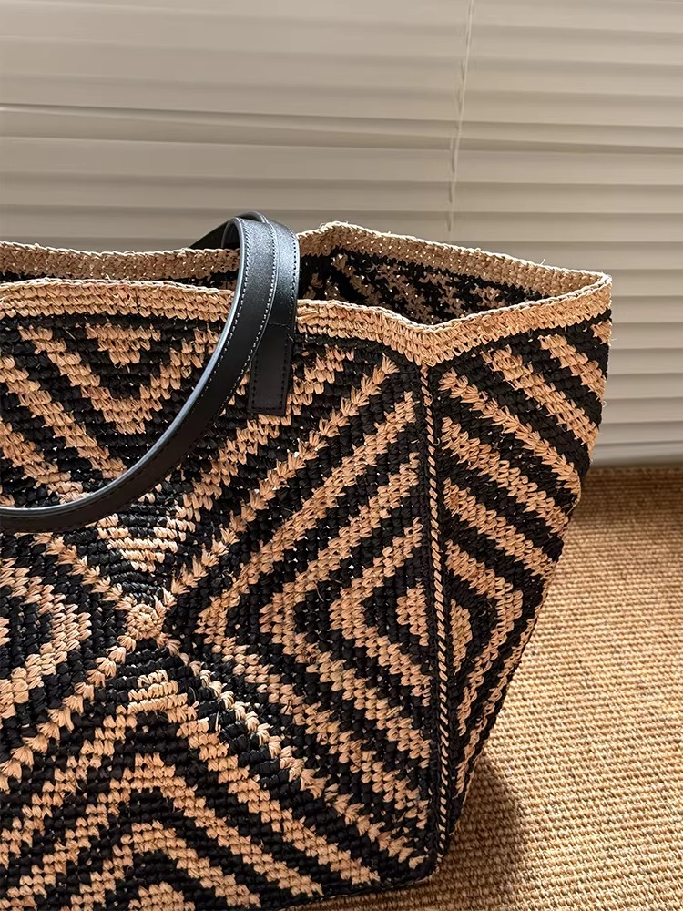 Oversized Large Raffia Straw T - огляд і ціна Women'S Raffia Bags