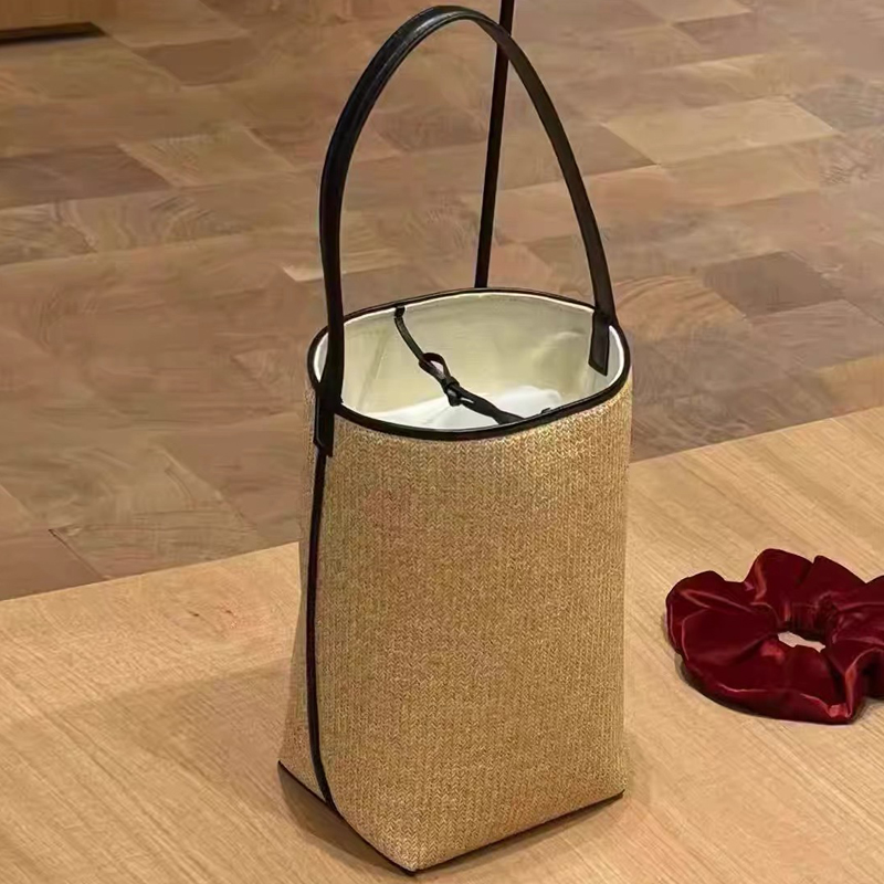 Raffia Knitting Small Beach Bu - огляд і ціна Women'S Raffia Bags