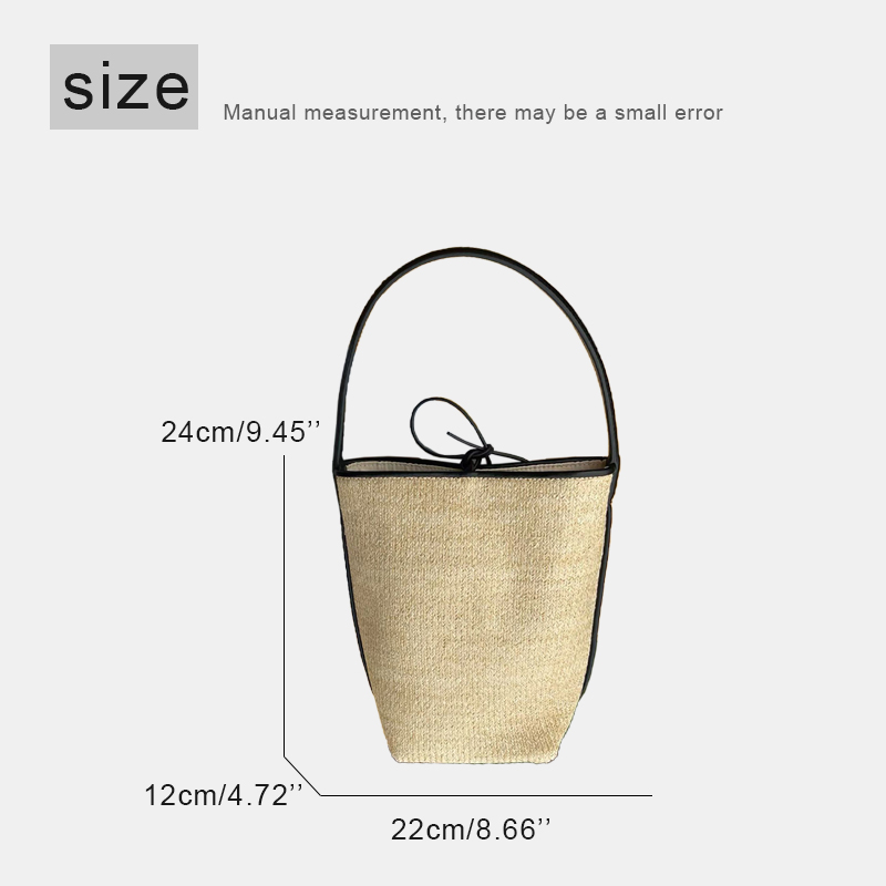 Raffia Knitting Small Beach Bu - огляд і ціна Women'S Raffia Bags