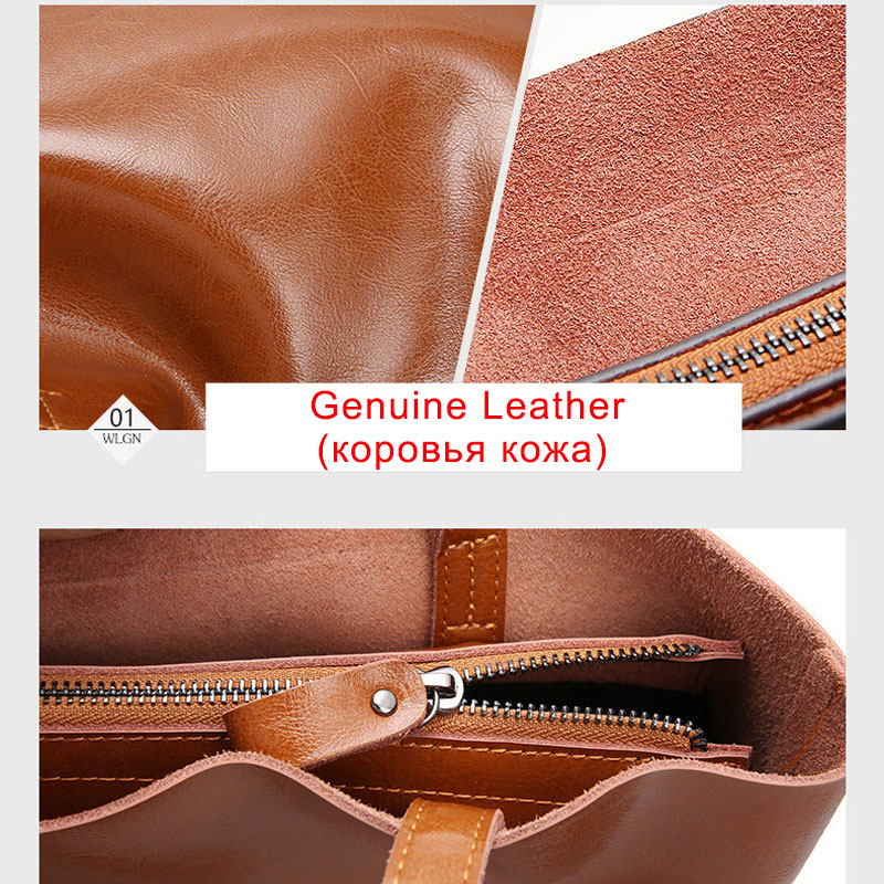 Cow Leather Bag Ladies Genuine - огляд і ціна Women Hand Bags For Office
