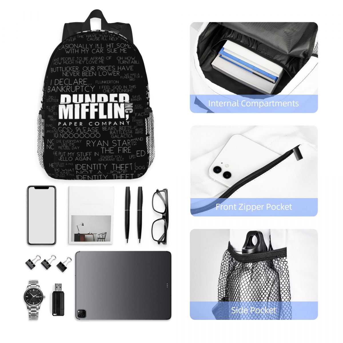 The Office Quotes Dunder Miffl - огляд і ціна Women Bags Company