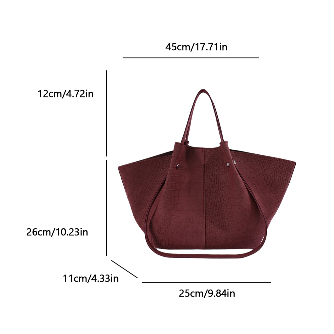 Luxury Crocodile-Embossed Leat - огляд і ціна Women Bags On Sale